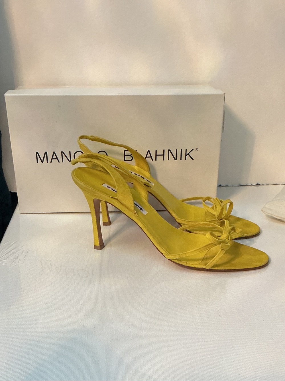 Manolo Blahnik 4 inch heels